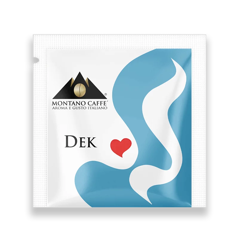 Dek - Cialde Caffè Monodose in carta filtro compostabile E.S.E 44 mm