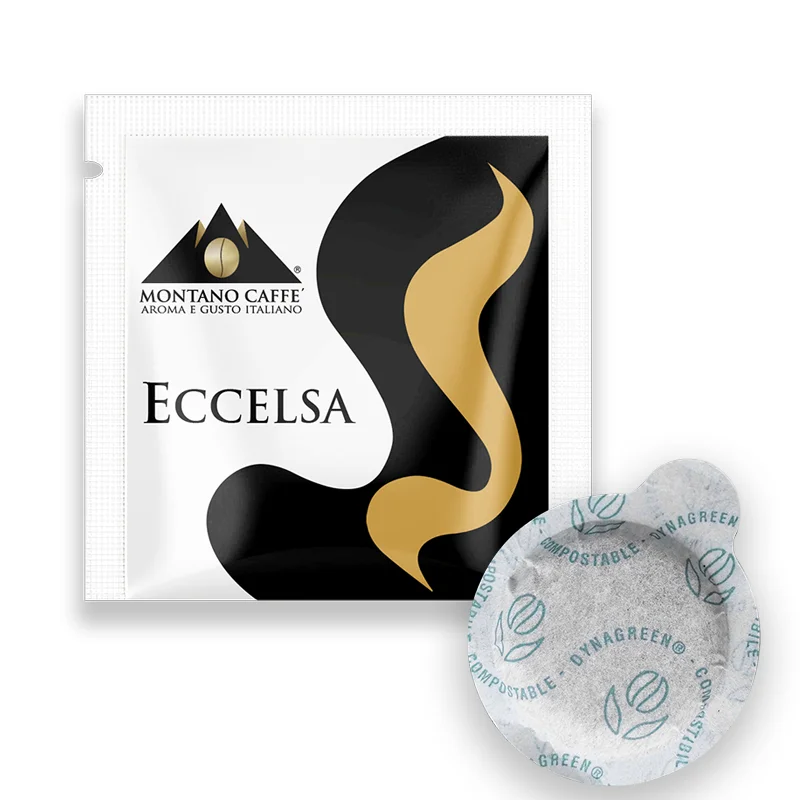 Eccelsa – Cialde Caffè monodose in carta filtro compostabile E.S.E 44mm